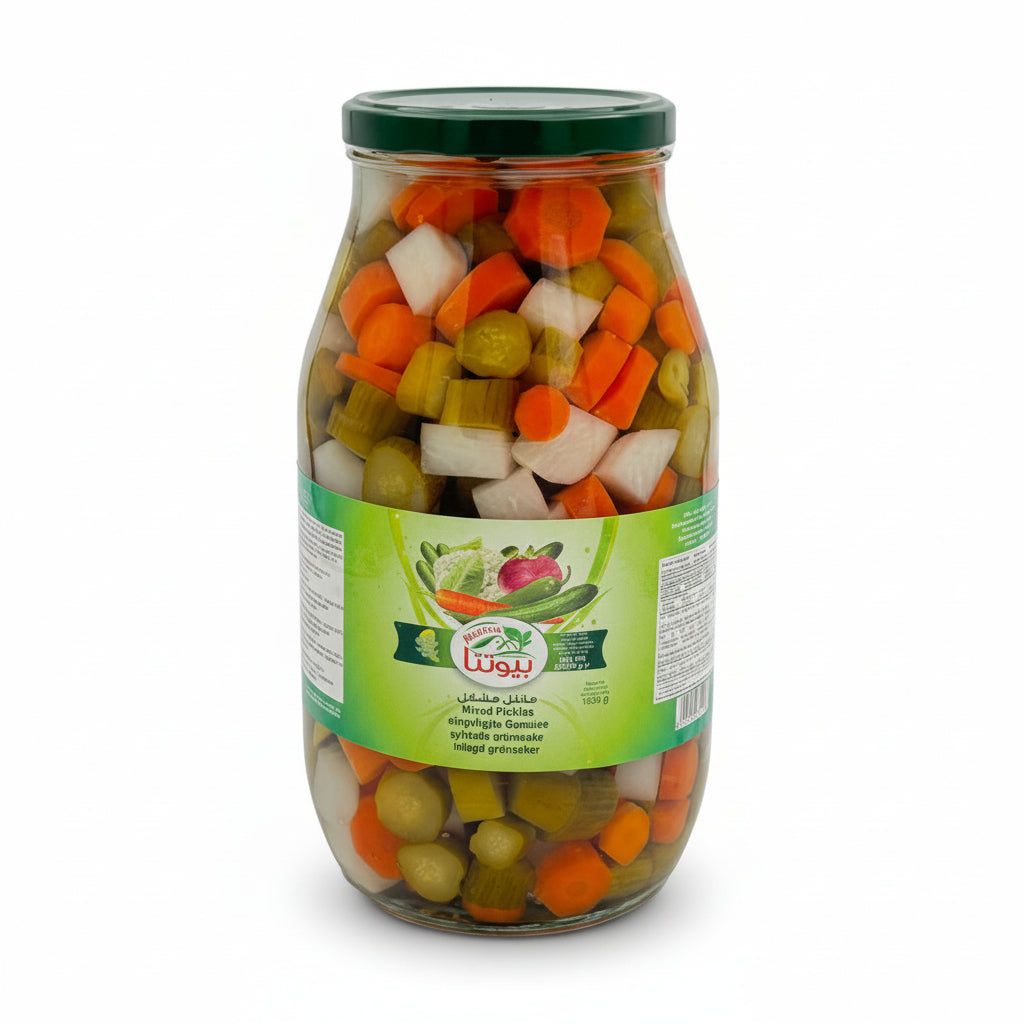Beutna blandade pickles 